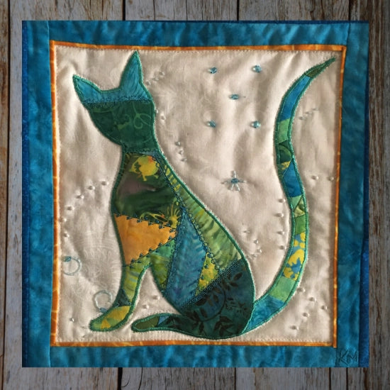 Crazy Cat - Block Vorlage
