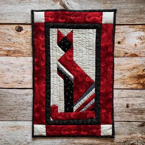 Le Chat - Mini-Quilt