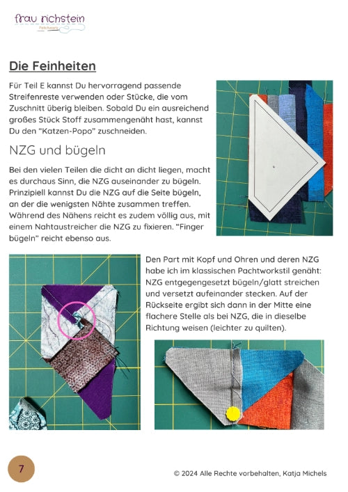 Le Chat - Mini-Quilt